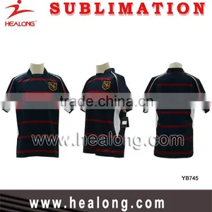 Wholesale Sublimation Custom American Rugby Shirt Jersey Quality Choice thumbnail-1