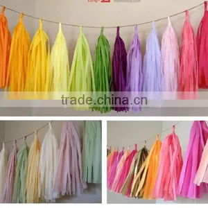 Festival Party Favor Decorations Tissue Paper Tassel thumbnail-1