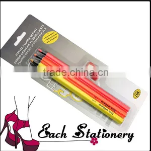 7" 3pcs Black Colored Pencil Set With Sharpener thumbnail-1