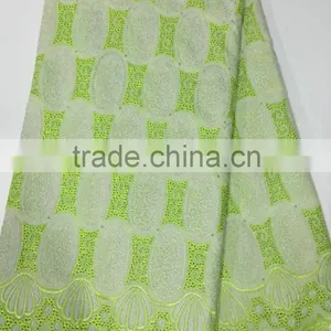 China Suppliers Supply African Cord Embroidery Cotton Lace Fabric thumbnail-1