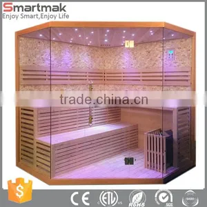 Traditional Steam Dry Sauna With Culture Stone thumbnail-1