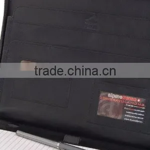 2016 Top Grade Business Handmade Zipper Leather Adjustable Padfolio Quality Choice thumbnail-5