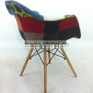 Beautiful Fabric Chair Patchwork Chairs HYX-809C thumbnail-4