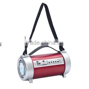 China High Quality Rechargeable Battery FM Torch Light Portable Speaker Radio thumbnail-1