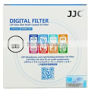 Schott Optical Glass Filter JJC S+ L39 Ultra Slim Multi-Coated UV Filter 38 Layer 99.5% Light Transmission 9HD thumbnail-1