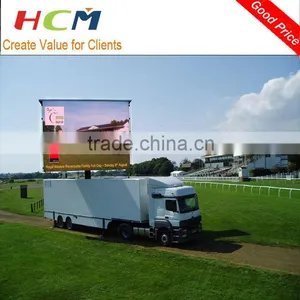 Factory Moving Led Display Screen/movable Video Wall Panel/mobile Led Trailer for Stage Advertising thumbnail-1