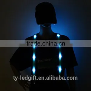Wholesale Nylon Suspenders Flashing Led Party Suspenders thumbnail-6