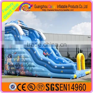 Professional Double Stitching Giant Inflatable Ocean World Slide For Sale thumbnail-1