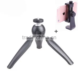Strong 360 Rotable Camera Tripod Holder With Rotation Phone Clip Mount for IPhone7/7plus/6/6s/6plus/5,SamsungS6 S9/Note 2 3 4 5 thumbnail-3