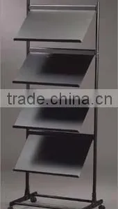 Black Color Flyer Display Racks thumbnail-1