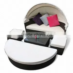 Modern Design Cheap Rattan Bali Day Bed thumbnail-1
