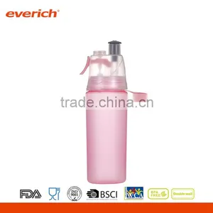 500ml Creative Outdoor Sports Portable Summer Spray Plastic Water Bottle thumbnail-1