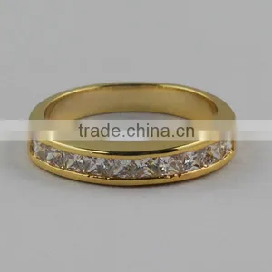 Fashion Rose 24K Gold Jewelry Ring,Micro Pave Setting Ring thumbnail-2