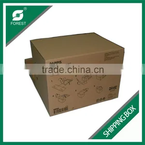 CHINA FACTORY SUPPLIER BROWN CORRUGATED SHIPPING CARTONS WITH CUSTOM HOLES thumbnail-3
