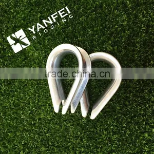 G411 Light Type Steel Wire Rope Thimble thumbnail-1