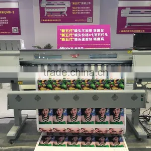 Hot Selling 1.8m * 2 PCS X5 1440DPI High Resolution MIMKE, Inkjet Flex Printing Machines thumbnail-1