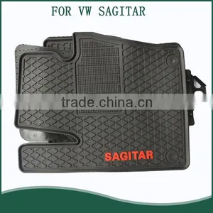 Factory Wholesale Full Set Position Auto Car Floor Mats For VW SAGITAR thumbnail-1