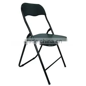Black Strong Folding Plastic School Chair thumbnail-1