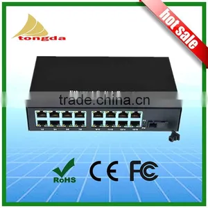 16 Ports+1 Fiber Gigabit Ethernet Optical Fiber Switch thumbnail-1