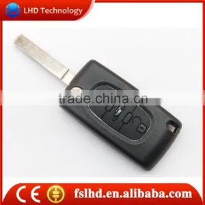 Hot Sale Peugeot 307 Car Key Cover 3 Buttons for Key Blank thumbnail-1