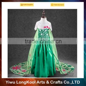 China Manufacturer Direct Sale Fancy Princess Tutu Dresses Wholesale Kids Frozen Dresses thumbnail-1