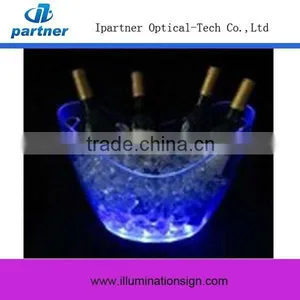 Custom Clear Illuminated Plastic Ice Buckets Wholesale thumbnail-1