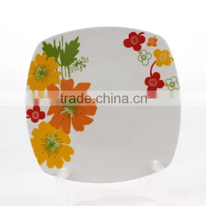 Super White Porcelain Rectangular Divide Dinner Plate,super White Porcelain Price thumbnail-1