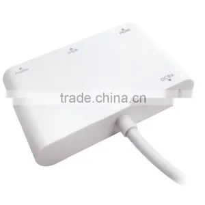 Mini DP1.2 to VGA and HD MI With Audio Adapter thumbnail-4