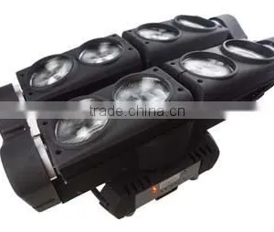 Hot Sale Pro 8PCS 12W RGBW 4in1 Small Spider LED Moving Head Light for Stage Lighting thumbnail-4