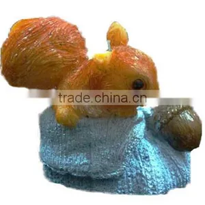 Scented Squirrel Shape Candle for Birthday or Party Using thumbnail-1