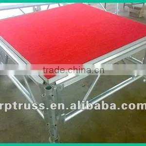 RP Aluminum Portable Stage With Carpet Finished thumbnail-1