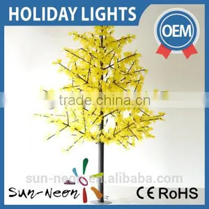 3m Simulation Outdoor Led Tree Lighting/ LED Maple Tree Light for Street Decorations thumbnail-1