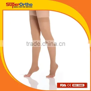 A8-003 Classic Under Knee Open Toes Medical Compression Stocking thumbnail-3
