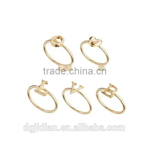 Adjustable Initial Letter Ring thumbnail-1