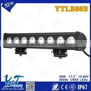 Energy Saving Single Row Straight 80W Orange Light Bar Dot Approved Led Light Bar for Jeep thumbnail-6