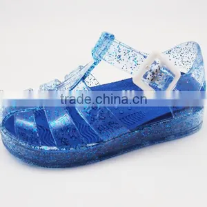 Clear PVC Jelly Sandals With Glitter for Children Quality Choice thumbnail-3