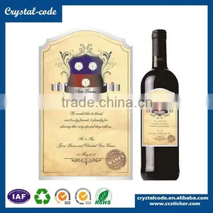 Good Printing New Design Die Cut Wine Label thumbnail-6