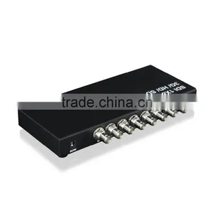 Premium Quality SDI Splitter 1x8 Supports SD-SDI, HD-SDI, 3G-SDI up to 100m (1 Input and 8 Outputs) thumbnail-2