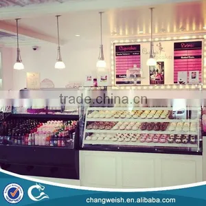 Glass Cake Display Showcase and Cake Display Case thumbnail-1
