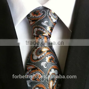1200 Needles Polyester Ties, Customized Pattern Polyester Ties, High Quality Polyester Ties thumbnail-1