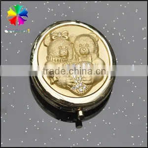 Metal Make up Mirror, Tinplate Mirror, Fashion Light Makeup Mirror thumbnail-4