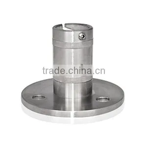 SS/Stainless Steel Handrail Base Metal Handrail Post Bracket Base Flange thumbnail-1