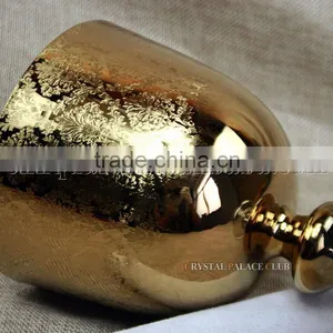 24k Gold European Design Quartz Crystal Singing Grail With Handle or Stand thumbnail-4