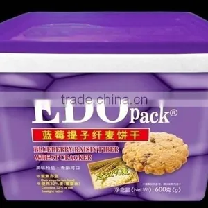 EDO Blueberry Raisin Fiber Wheat Cracker thumbnail-1