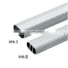 Aluminum Tube Wardrobe Clothes Rail/pipe Clothing Wardrobe Hanging Rail Factory thumbnail-1