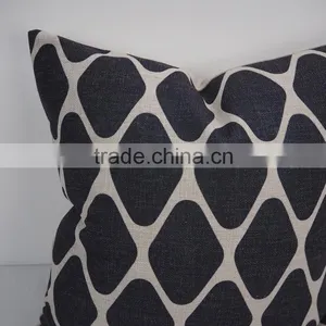 Linen/Cotton Square Decorative Sofa Bed Car Back Pillow Case Geometry Printed Pillows Cushion/cover thumbnail-3