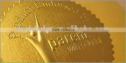 Embossed Golden Sticker thumbnail-1
