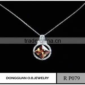2016 Pendant Neclace Rhinestone Statement Necklace/18K Gold Necklace thumbnail-1