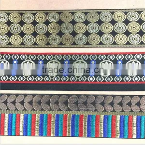 Custom Indian Embroidered Ribbon For Clothing thumbnail-1