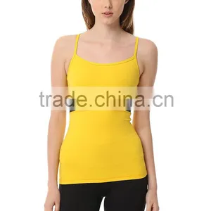 Ladies's Yoga Wear Slim Fit Sexy Jersey Women Fashion Lounge Tank thumbnail-3